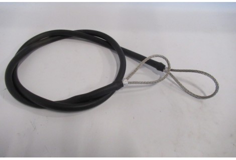 Staalkabel 6 mm RVS met Lussen, lengte 2 meter. Unused.